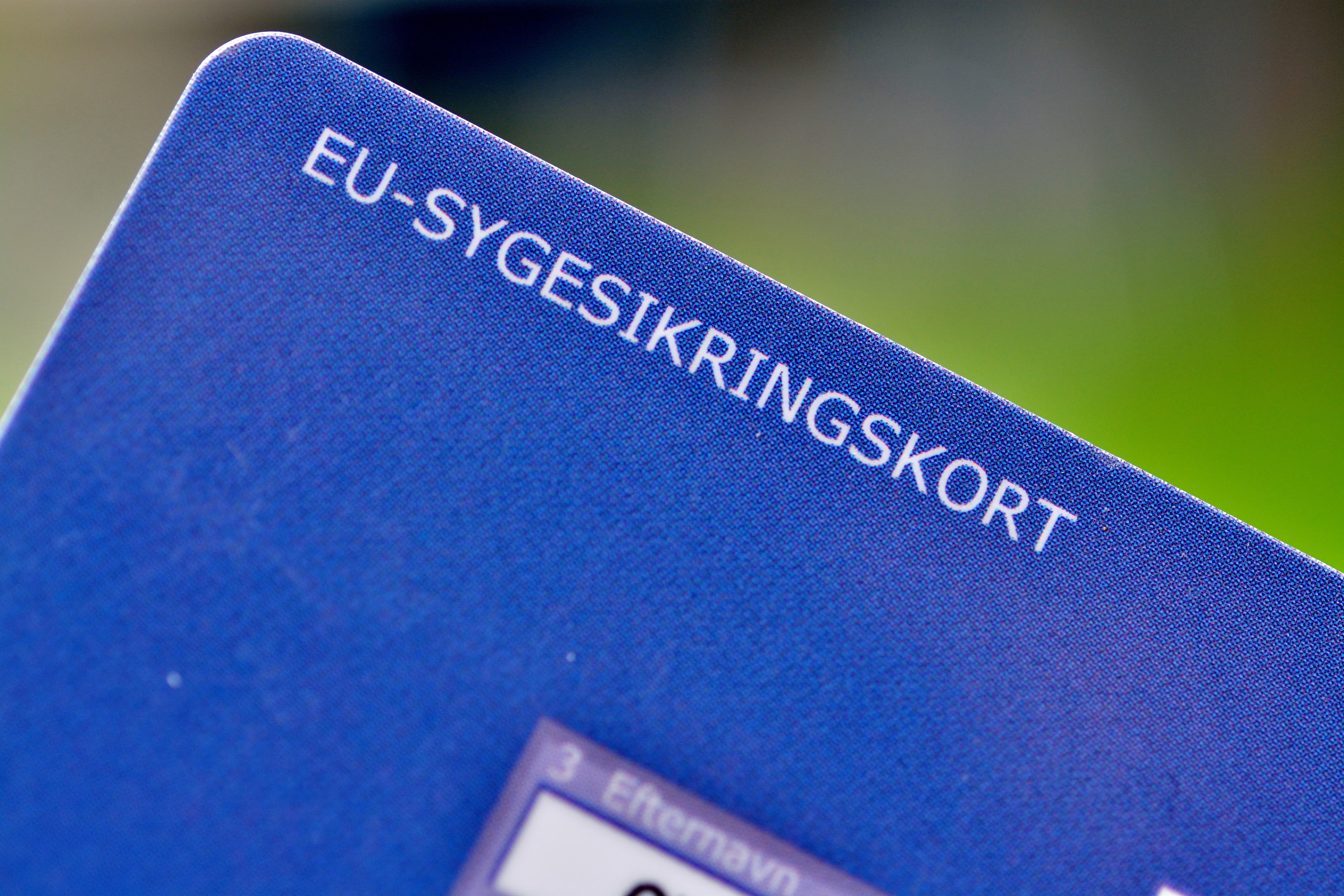 Billede EU-sygesikringskort